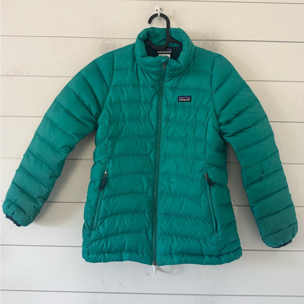Patagonia M(10) Girls' Down Sweater premium quilted down jacket youth